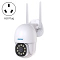 ESCAM PT202 HD 1080P PAN / Tilt / Zoom AI Humanoid Detection WiFi IP Camera, Support Night Vision /