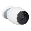 GH3 WiFi Smart Surveillance Camera with Magnet Mount, Support Night Vision / Two-way Audio(White)