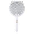 Cat Ear Rotary Electric Mosquito Swatter (White)