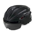 GUB K80 Plus Bike Helmet With Visor And Goggles(Black)
