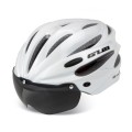 GUB K80 Plus Bike Helmet With Visor And Goggles(White)