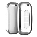 Electric Vehicle Key Electroplated TPU Case For AIMA C (White)