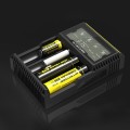 Nitecore D4 Intelligent Digi Smart Charger with LCD Display for 14500, 16340 (RCR123), 18650, 22650,
