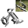 Universal Non-rotatable Aluminum Alloy Fixing Frame Motorcycle Bicycle Mobile Phone Holder (Titanium