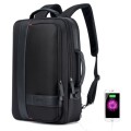 Bopai 751-006561 Large Capacity Business Casual Breathable Laptop Backpack with External USB Interfa
