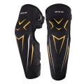MOTOLSG 2 in 1 Knee Pads Motorcycle Bicycle Riding Warm Fleece Soft Protective Gear (Black Yellow)