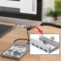 ORICO MH4PU Aluminum Alloy 4 Ports USB 3.0 Clip-type HUB with 1m USB Cable, Clip Width Range: 10-32m