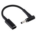 PD 100W 18.5-20V 4.0 x 1.35mm Elbow to USB-C / Type-C Adapter Nylon Braid Cable