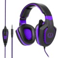 SADES AH-28 3.5mm Plug Wire-controlled Noise Reduction E-sports Gaming Headset with Retractable Micr