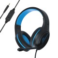 SADES MH601 3.5mm Plug Wire-controlled Noise Reduction E-sports Gaming Headset with Retractable Micr