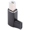 USB-C / Type C Female to USB 2.0 B MIDI Male Adapter for Electronic Instrument / Printer / Scanner /
