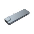 Rocketek SHL731 8 in 1 60W PD / RJ45 / 4K HDMI / USB 3.0 HUB Adapter for Surface Pro 3 / 4 / GO