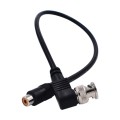BNC Male To RCA Female Connection Cable Copper HD Video Coaxial Cable Monitoring Cable, Length: 0.35
