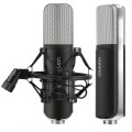 Yanmai Q8 Professional Game Condenser Sound Recording Microphone with Holder, Compatible with PC and
