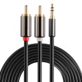 3m Gold Plated 3.5mm Jack to 2 x RCA Male Stereo Audio Cable