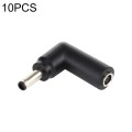 10 PCS 4.5 x 3.0mm Female to 4.5 x 3.0mm Male Plug Elbow Adapter Connector