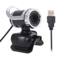 A859 480 Pixels HD 360 Degree WebCam USB 2.0 PC Camera with Sound Absorption Microphone for Computer
