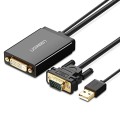 UGREEN MM119 1080P Full HD VGA to DVI (24+1) Male to Female Adapter Cable for Computer, PC, Laptop,