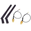 2.4G Folding Antenna with IPX Signal 5dBi Dual Antennas