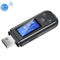 K15-Pro 2 in 1 USB Car Bluetooth 5.0 Audio Adapter Transmitter Receiver with LCD Screen