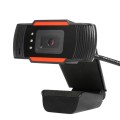 A870C3 480P Webcam USB Plug Computer Web Camera with Sound Absorption Microphone & 3 LEDs, Cable Len