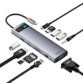 Baseus StarJoy Multifunctional 10-Port USB-C / Type-C HUB Adapter (Grey)