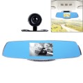 G835 HD 1080P 4.3 inch Screen Display Rearview Mirror Vehicle DVR, Generalplus 2248, 2 Cameras 170 D