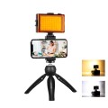 PULUZ Live Broadcast Smartphone Video Light Vlogger Kits with LED Light + Tripod Mount + Phone Clamp