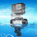 PULUZ 20 LEDs 40m Waterproof IPX8 Studio Light Video & Photo Light with Hot Shoe Base Adapter & Quic