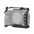 PULUZ Metal Camera Cage Stabilizer Rig for Sony A7 IV / ILCE-7M4 / A7M4 / A7M3 / A7R3  / A7R III(Bla