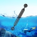 PULUZ  7 inch 18cm Length 20.8mm Diameter Dual Balls Carbon Fiber Floating Arm, Ball Diameter: 25mm(