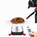 PULUZ Electronic 360 Degree Rotation Panoramic Tripod Head + Round Tray with Control Remote for Smar
