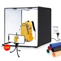 PULUZ Photo Studio Light Box Portable 60 x 60 x 60 cm Light Tent LED 5500K White Light Dimmable Mini