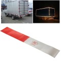 10 PCS Safety Warning Car Strap Reflective Truck Sticker, Size: 29.5cm x 4.8cm (Red + Silver)