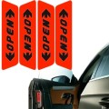OPEN Pattern Safety Warning Car Sticker(Red)