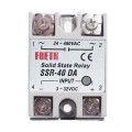 SSR-40DA AC 24-480V Solid State Relay for PID Temperature Controller, Input: DC 3-32V