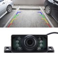 7 LED IR Infrared Waterproof Night Vision Rear View Camera for Car GPS, Wide viewing angle: 170 degr