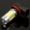 H11 7.5W White LED Fog Light for Vehicles, DC 12V-24V