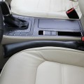 2 PCS Leather Car Seat Gap Filler, Size: 45x7x4.5cm(Black)
