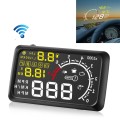 X3 Bluetooth 5.5 inch Car OBDII / EUOBD HUD Vehicle-mounted Head Up Display Security System, Support