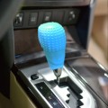 Universal Elasticity Nonslip Soft Silicone Car Gear Shift Knob Cover(Blue)