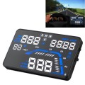 Q7 5.5 inch Car GPS HUD Vehicle-mounted Head Up Display Security System, Support Speed & Real Time &