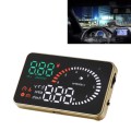 X6 3.5 inch Car OBDII / EUOBD HUD Vehicle-mounted Head Up Display Security System, Support Speed & W