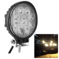 Round Shape 27W Bridgelux 2150lm 9 LED White Light Floodlight Engineering Lamp / Waterproof IP67 SUV