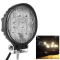 Round Shape 27W Bridgelux 2150lm 9 LED White Light Condenser Engineering Lamp / Waterproof IP67 SUVs