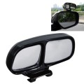 Right Side Rear View Blind Spot Mirror Universal adjustable Wide Angle Auxiliary Mirror(Black)