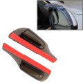 2 PCS Flexible Shielding Rain Board Rain Eyebrow with Wind Guide Apparatus for Car Rearview Mirrors(
