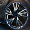 Universal Decorative Scratchproof Stickup 8M Flexible Car Wheel Hub TRIM Mouldings Decoration Strip(