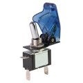 Flip Cover Nitrous Arming Switch with Blue LED Indicator (Vehicle DIY), Blue(Blue)