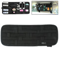 MuElastic Multi-functional Car Clip Sunvisor Car Storage Bag(Black)